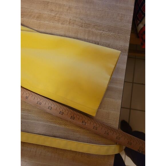 London Fog Maincoats Weatherwear Belted Trench Coat Yellow Womens Size 6 Regular - Picture 6 of 12